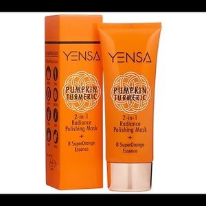 NEW Yensa Pumpkin Turmeric 2-in-1 Radiance Polishing Mask